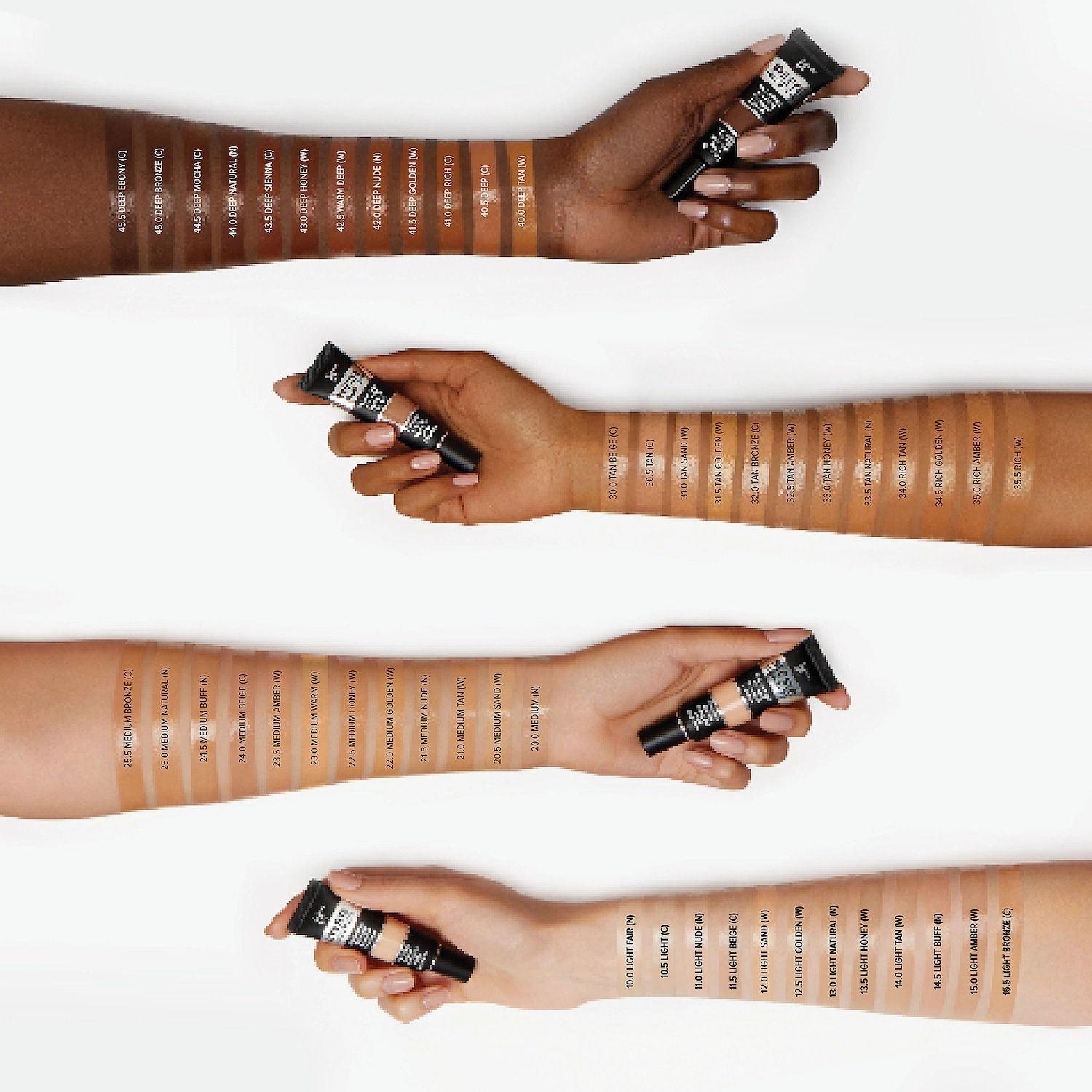 IT Cosmetics Bye Bye Under Eye Full Coverage Anti-Aging Waterproof Concealer 41.5 Deep Golden - Image 3