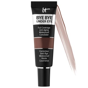 IT Cosmetics Bye Bye Under Eye Full Coverage Anti-Aging Waterproof Concealer Color: 45.0 Deep Bronze - For Cool Undertones