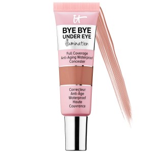 IT Cosmetics Bye Bye Undereye Illumination Full Coverage Anti-Aging Waterproof Concealer Color 42.5 Warm Deep