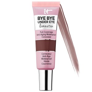 IT Cosmetics Bye Bye Undereye Illumination Full Coverage Anti-Aging Waterproof Concealer - Color: 45.5 Deep Ebony