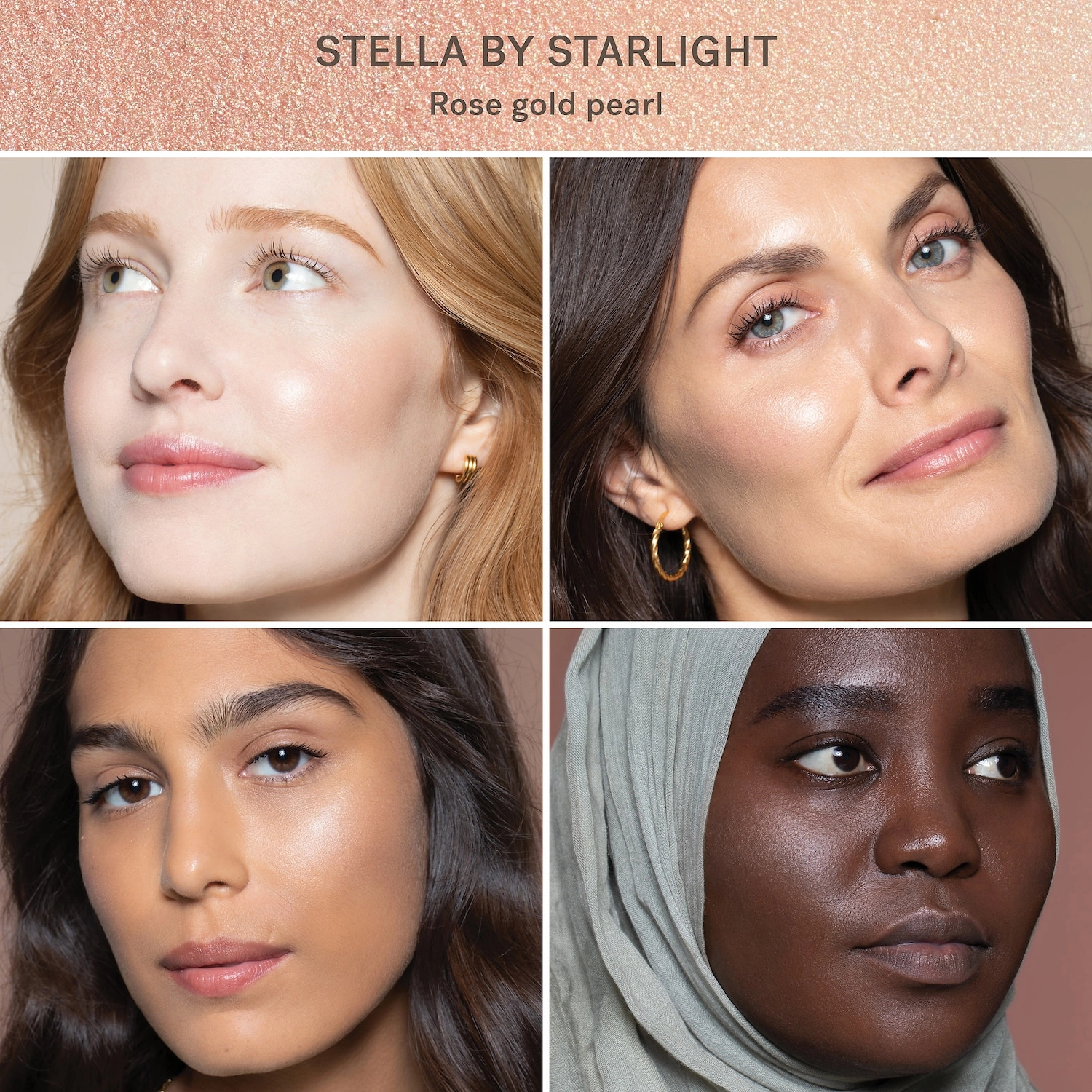 ILIA Multi-Stick Cream Blush + Highlighter + Lip Tint Color: Stella By Starlight - Rose Gold - Image 5