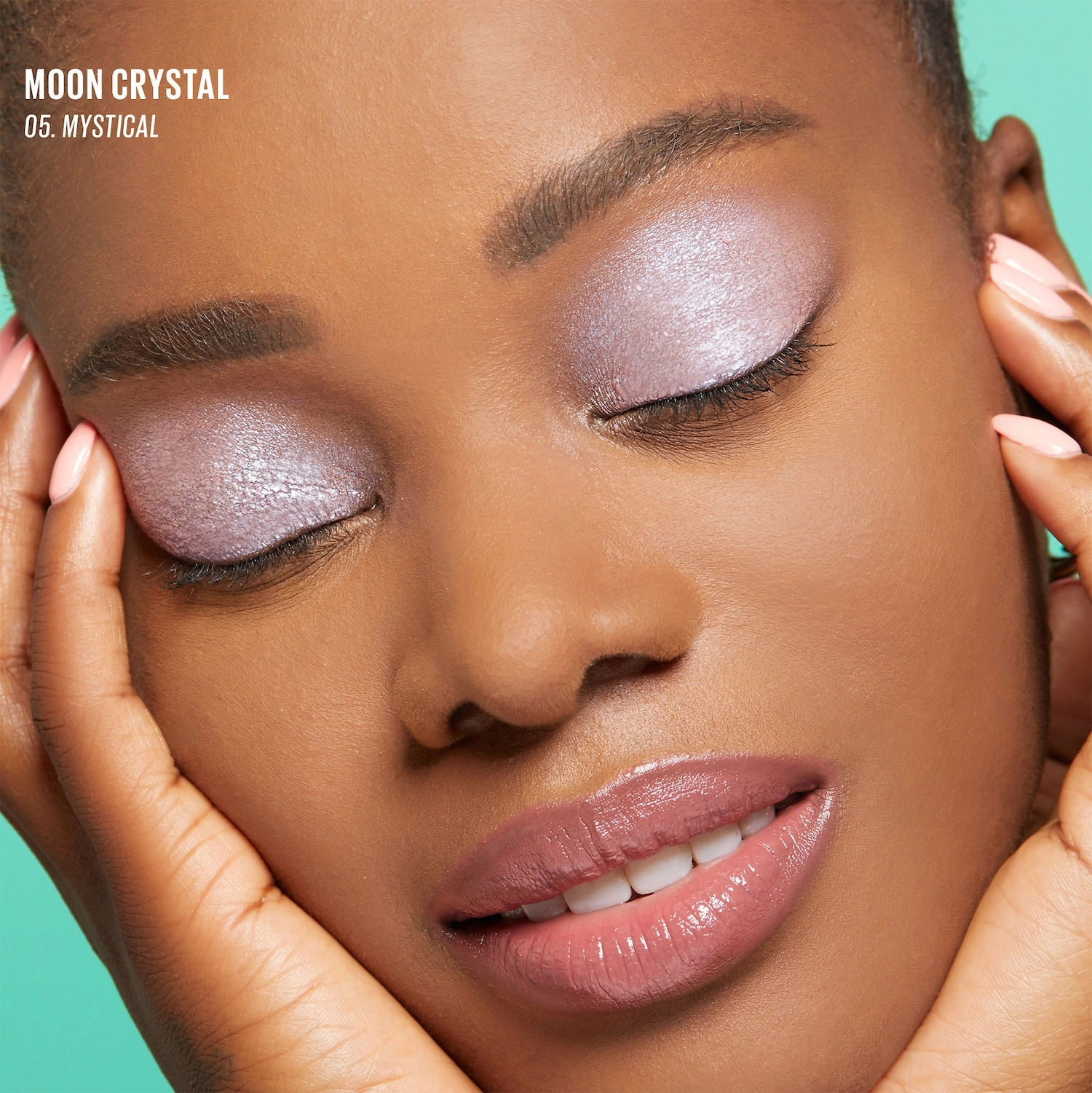 Kaja Moon Crystal Sparkling Eye Pigment - 05 Mystical, Shimmering Soft Lavender, Vegan - Image 6