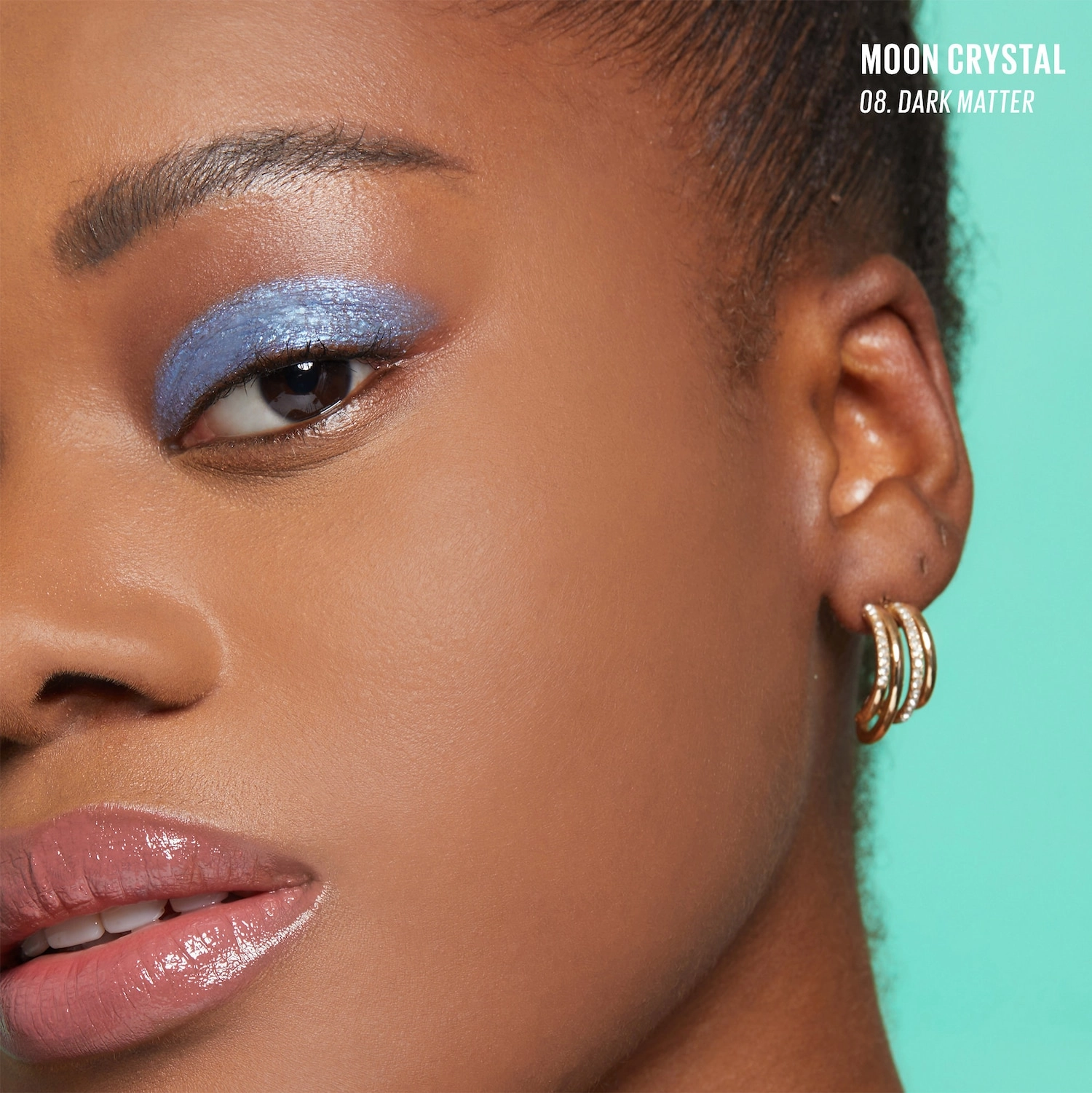 Kaja Moon Crystal Sparkling Eye Pigment 08 Dark Matter - Shimmering Royal Blue Vegan - Image 6