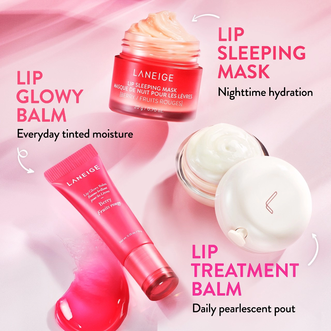 LANEIGE Lip Glowy Balm Color: Berry - Image 5