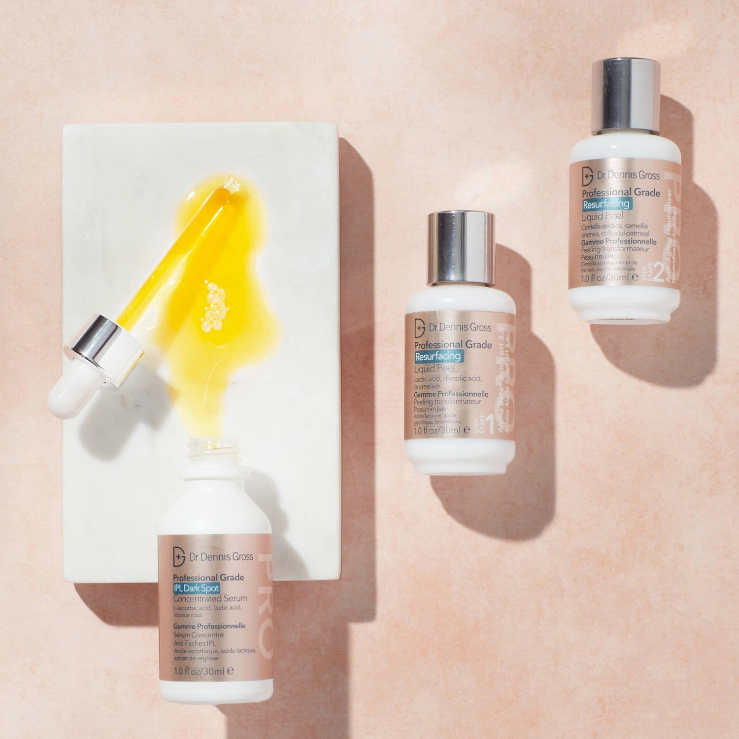 Dr. Dennis Gross Skincare Professional Grade Resurfacing Liquid Peel AHA/Glycolic Acid Salicylic Acid - Best for Oily, Combo, Normal Skin - Image 4