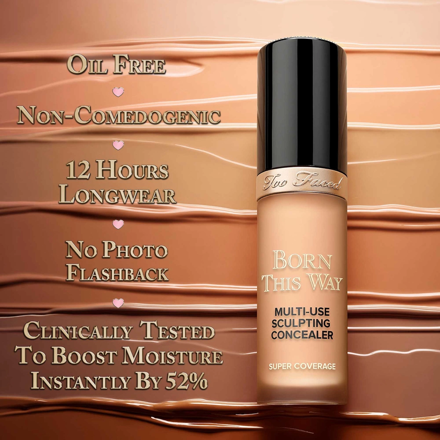 Too Faced Born This Way Super Coverage Multi-Use Longwear Concealer Color: Pearl - Image 10