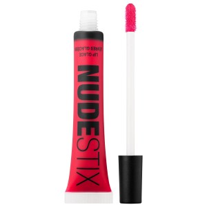 NUDESTIX Nude Plumping Lip Glace - Nude Cherry 00 pop of red cherry-glossy finish