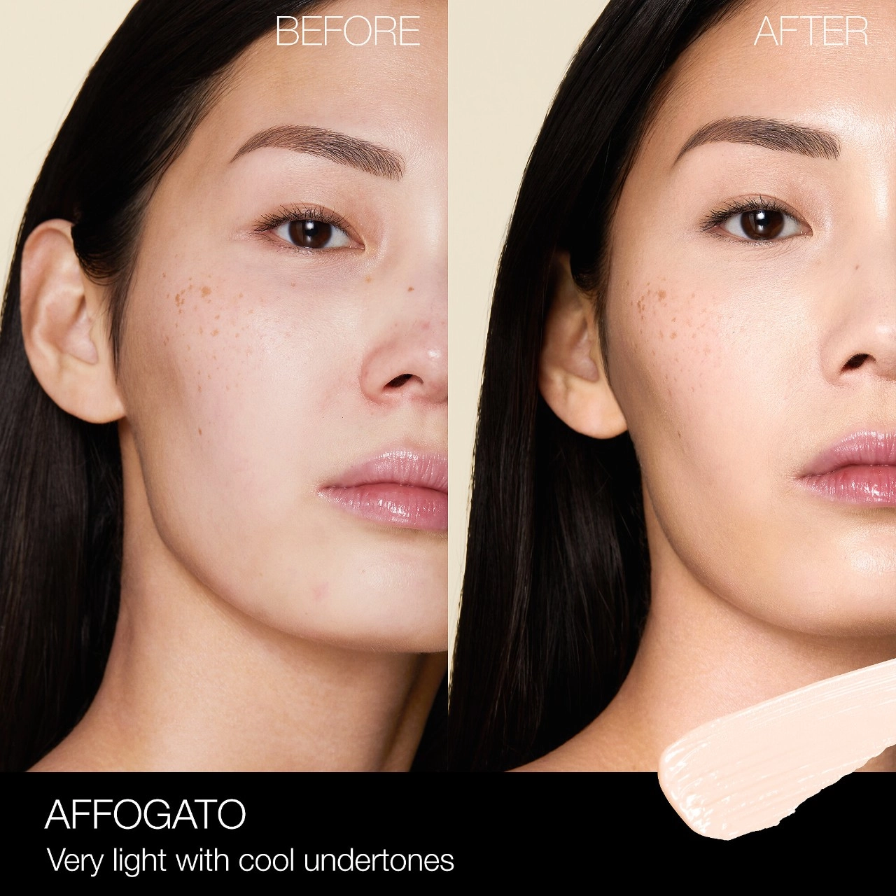 NARS Radiant Creamy Concealer Color: Affogato - L1.25 - Very Light with Cool Undertones - Image 2