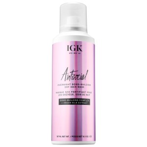 IGK Antisocial Overnight Bond-Building Dry Hair Mask