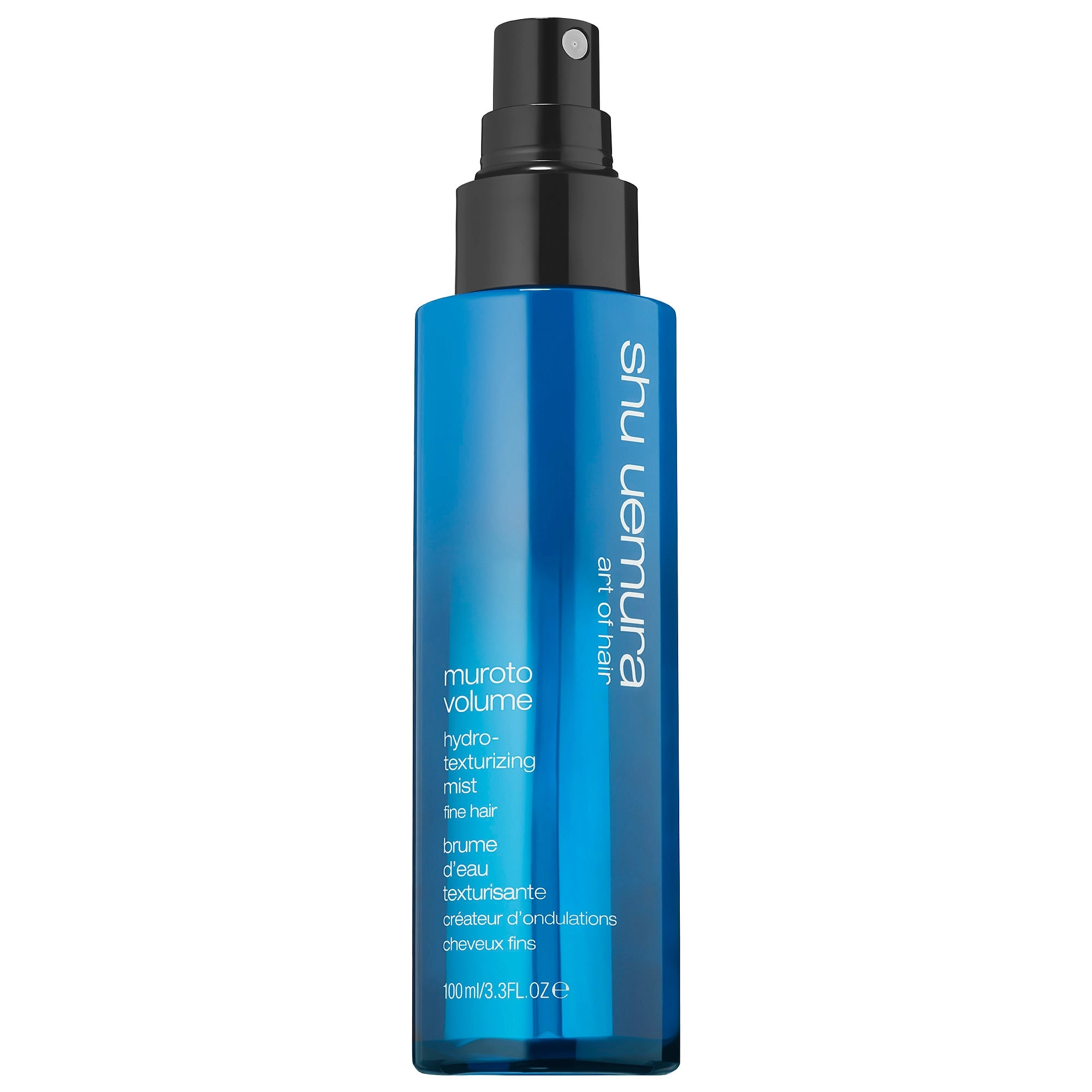 Shu Uemura Muroto Volume Hydro-Texturizing Mist For Fine Hair 3.3 oz/100 mL Volumizing Natural Finish