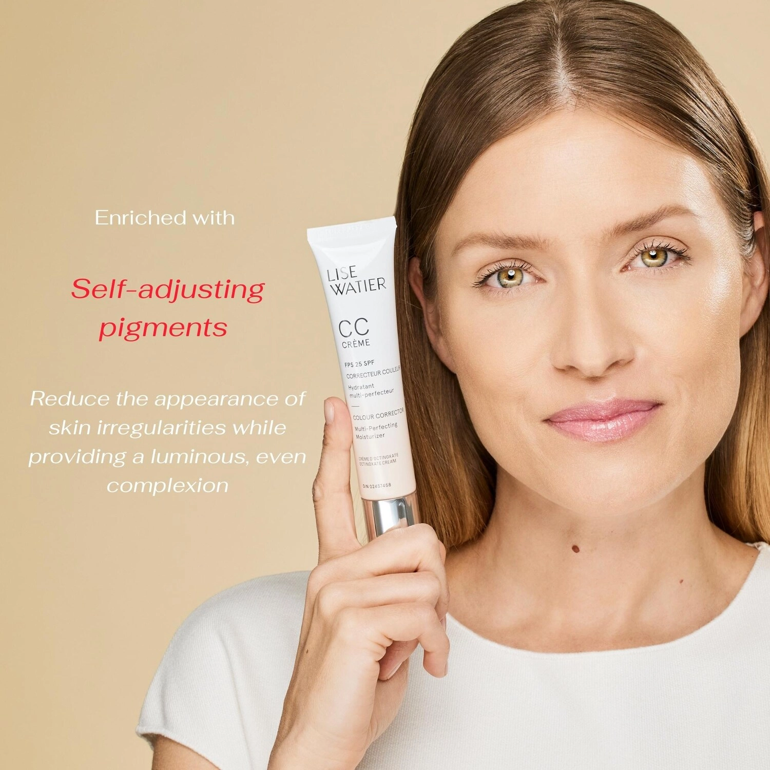 Lise Watier Multi-Perfecting CC Cream Moisturizer Bronze Tan SPF 25 - Image 12