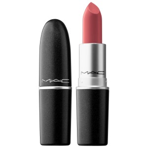 MAC Cosmetics Amplified High-Pigment Lipstick in Smoked Almond - Bright Rose Brown