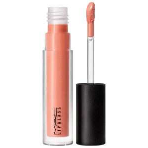 MAC Cosmetics Lipglass Love Nectar - Warm Peach with Gold Pear