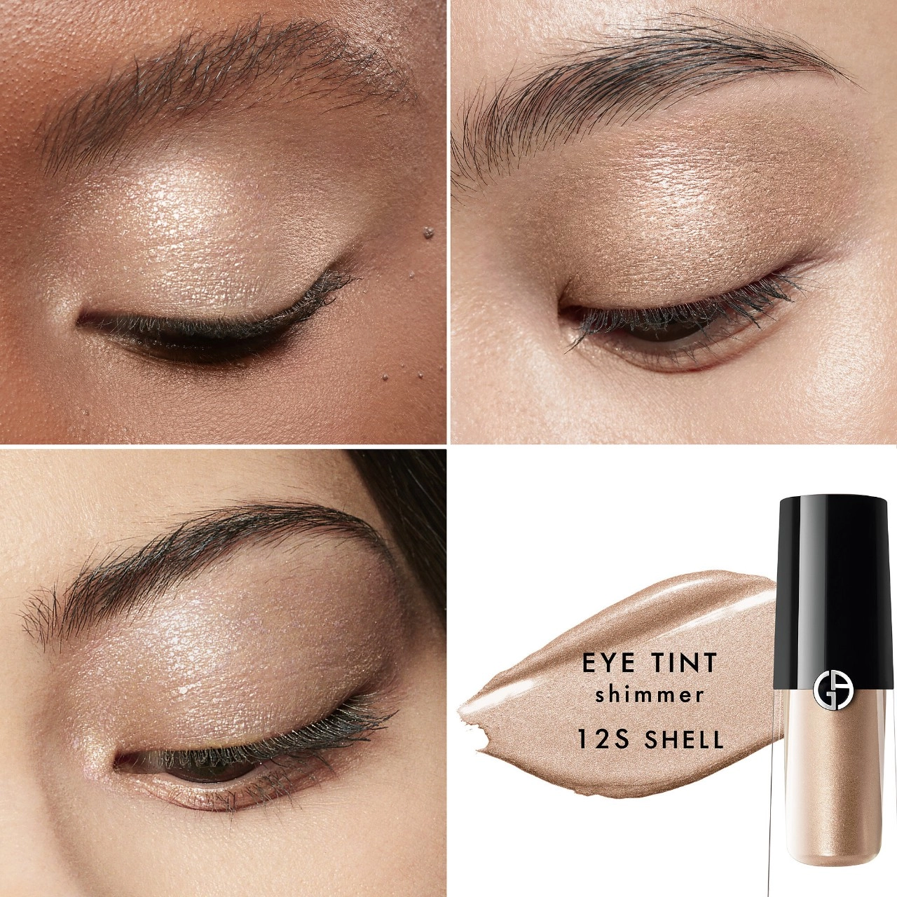 Long-Lasting Crease-Proof Liquid Eyeshadow - 12 GOLD ASHES - Image 2
