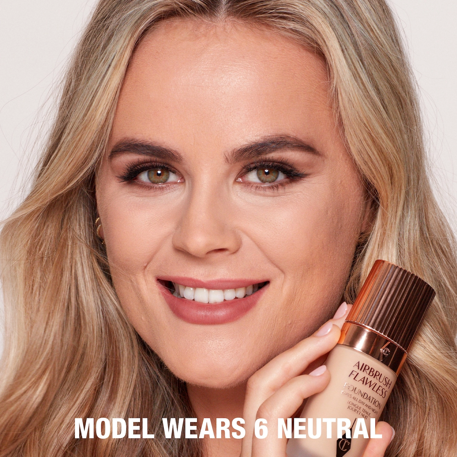 Charlotte Tilbury Airbrush Flawless Longwear Foundation 6 Neutral - Medium Skin with Neutral Undertones - Image 4