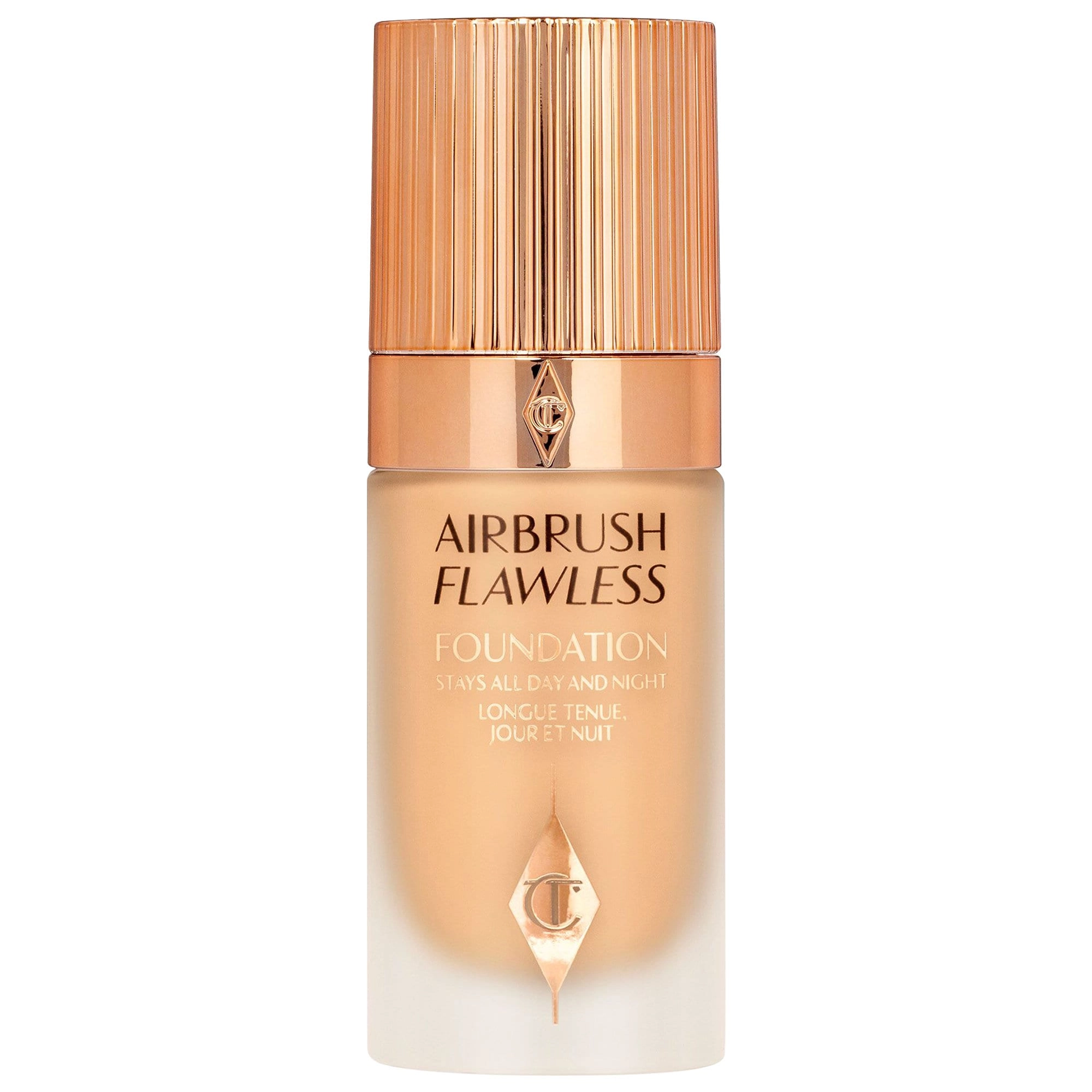Charlotte Tilbury Airbrush Flawless Longwear Foundation 7 Warm - Medium Skin with Warm Undertones Vegan Cruelty-Free