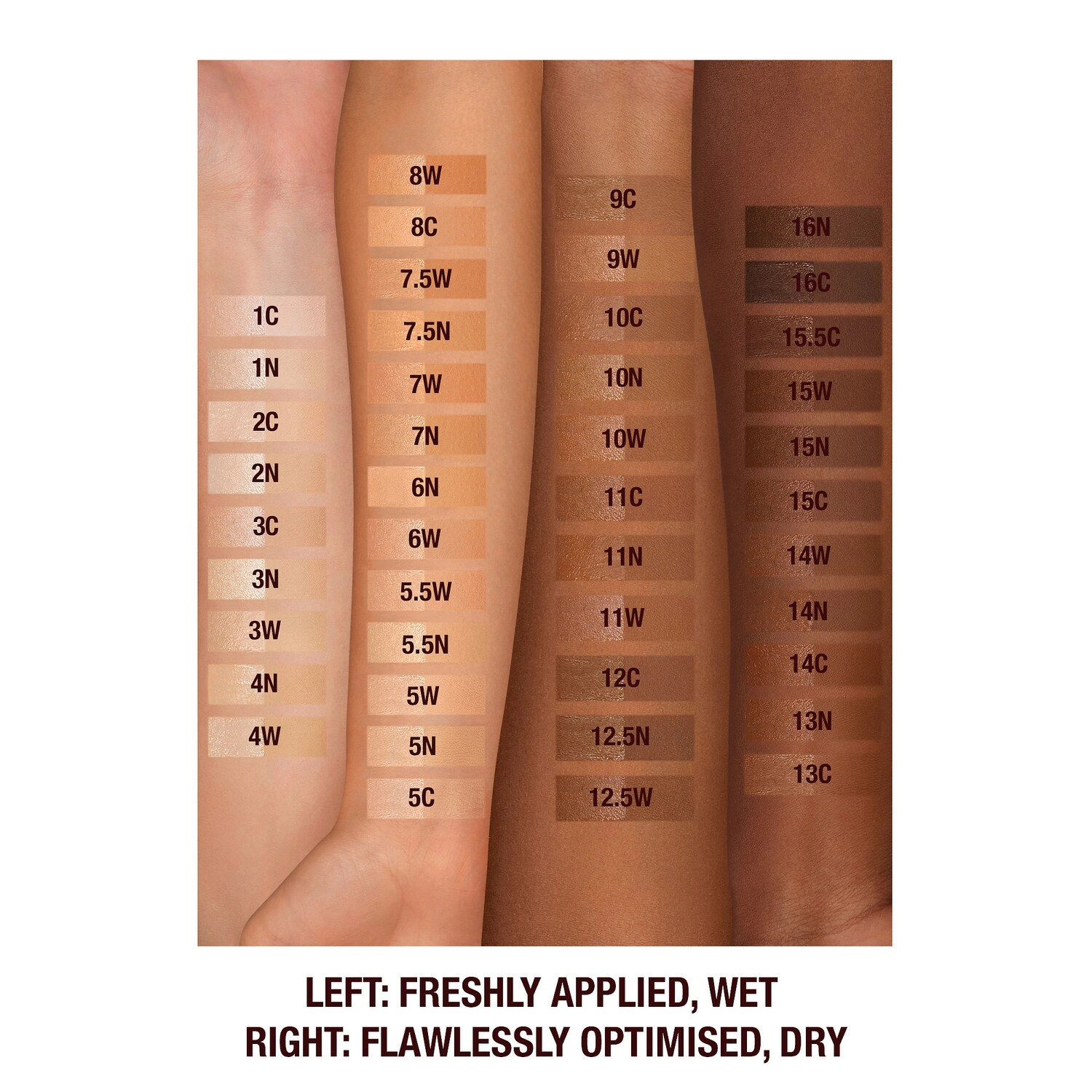 Charlotte Tilbury Airbrush Flawless Longwear Foundation 12.5 Warm - Vegan, Cruelty-Free - Image 2