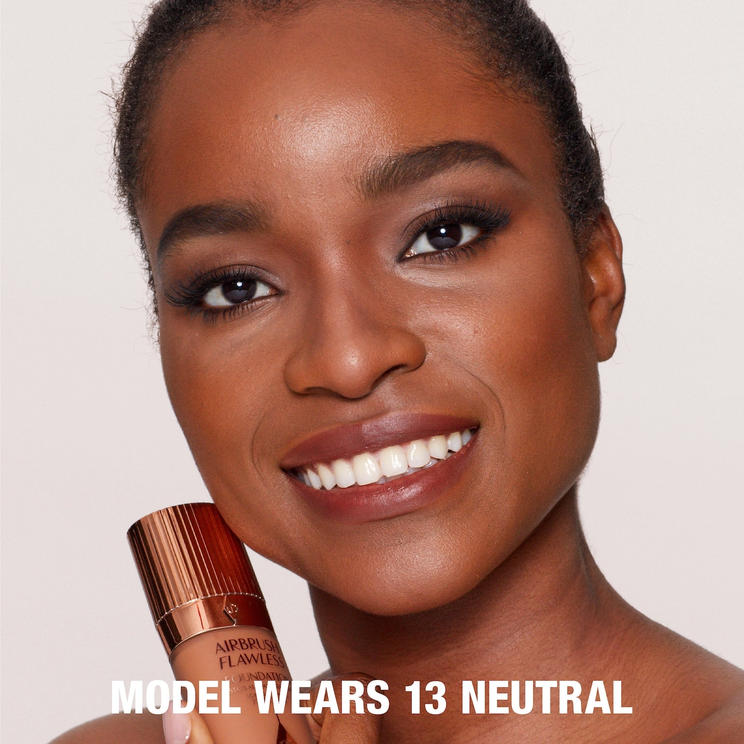 Charlotte Tilbury Airbrush Flawless Longwear Foundation 13 Neutral - Deep Skin with Neutral Undertones - Image 4