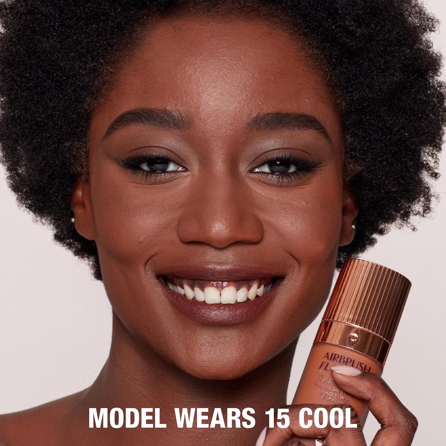 Charlotte Tilbury Airbrush Flawless Longwear Foundation 15 Cool - Deep Skin with Cool Undertones - Image 4