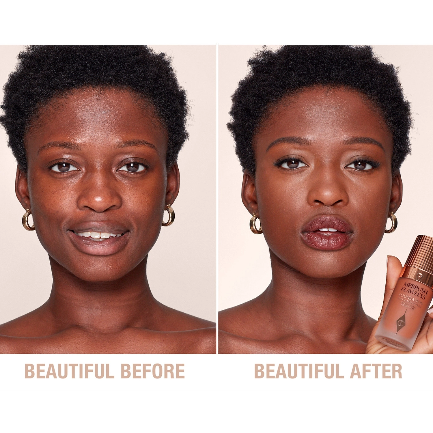 Charlotte Tilbury Airbrush Flawless Longwear Foundation 15.5 Cool - Deep Skin with Cool Undertones - Image 3