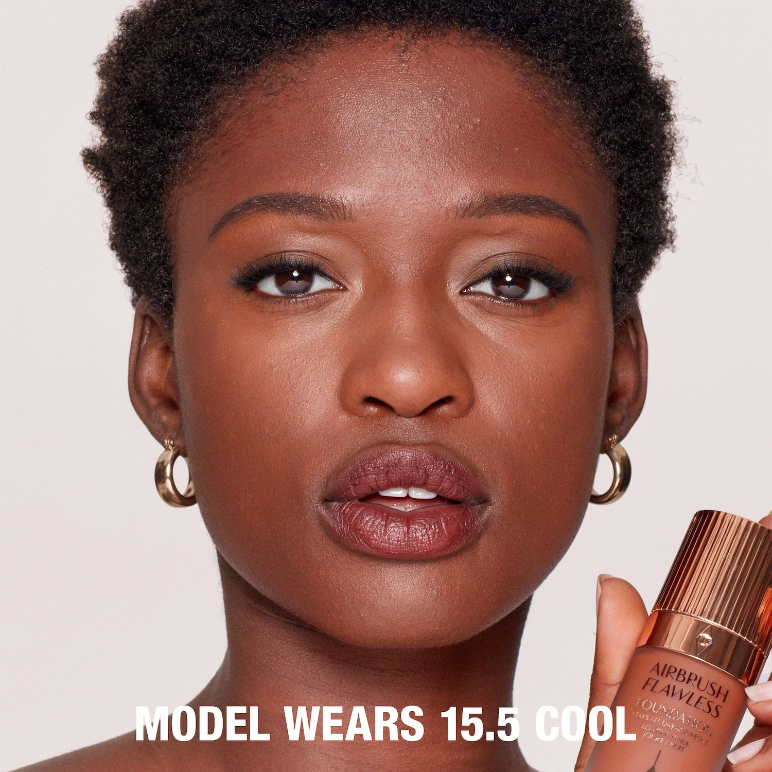 Charlotte Tilbury Airbrush Flawless Longwear Foundation 15.5 Cool - Deep Skin with Cool Undertones - Image 4