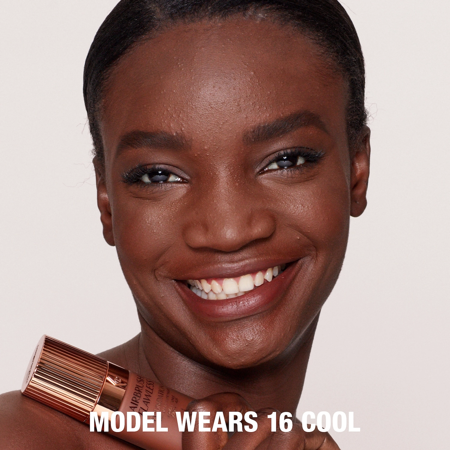 Charlotte Tilbury Airbrush Flawless Longwear Foundation 16 Cool - Deep Skin with Cool Undertones - Image 4