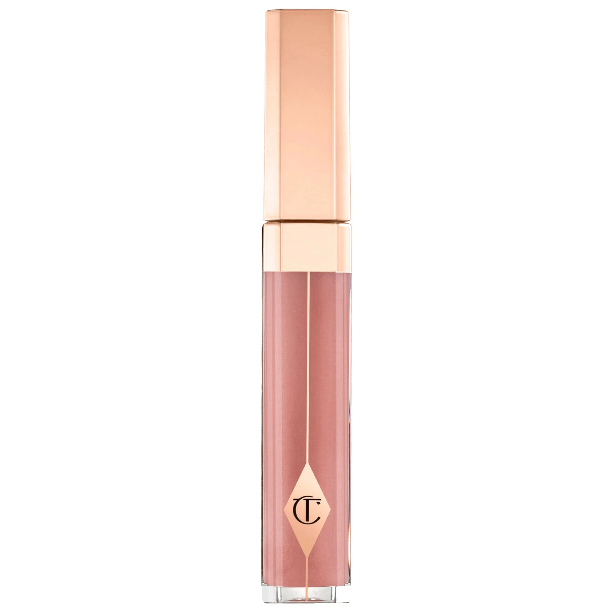 Charlotte Tilbury Lip Lustre Lip Gloss in Pillow Talk - Nude Pink
