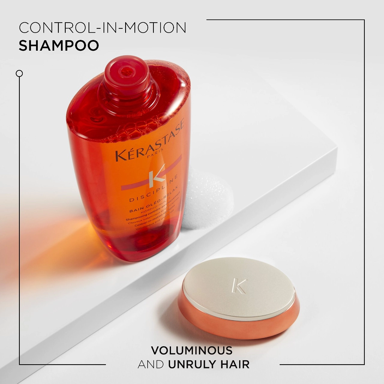 Kérastase Discipline Oleo-Relax Anti-Frizz Shampoo 8.5 oz/250 mL for Damage, Frizz, Coily Hair, Dryness, Curly Hair, Wavy Hair - Image 2