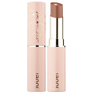 Jouer Cosmetics Essential Lip Enhancer Shine Balm Color: Amaryllis - Tinted Warm Brown Nude