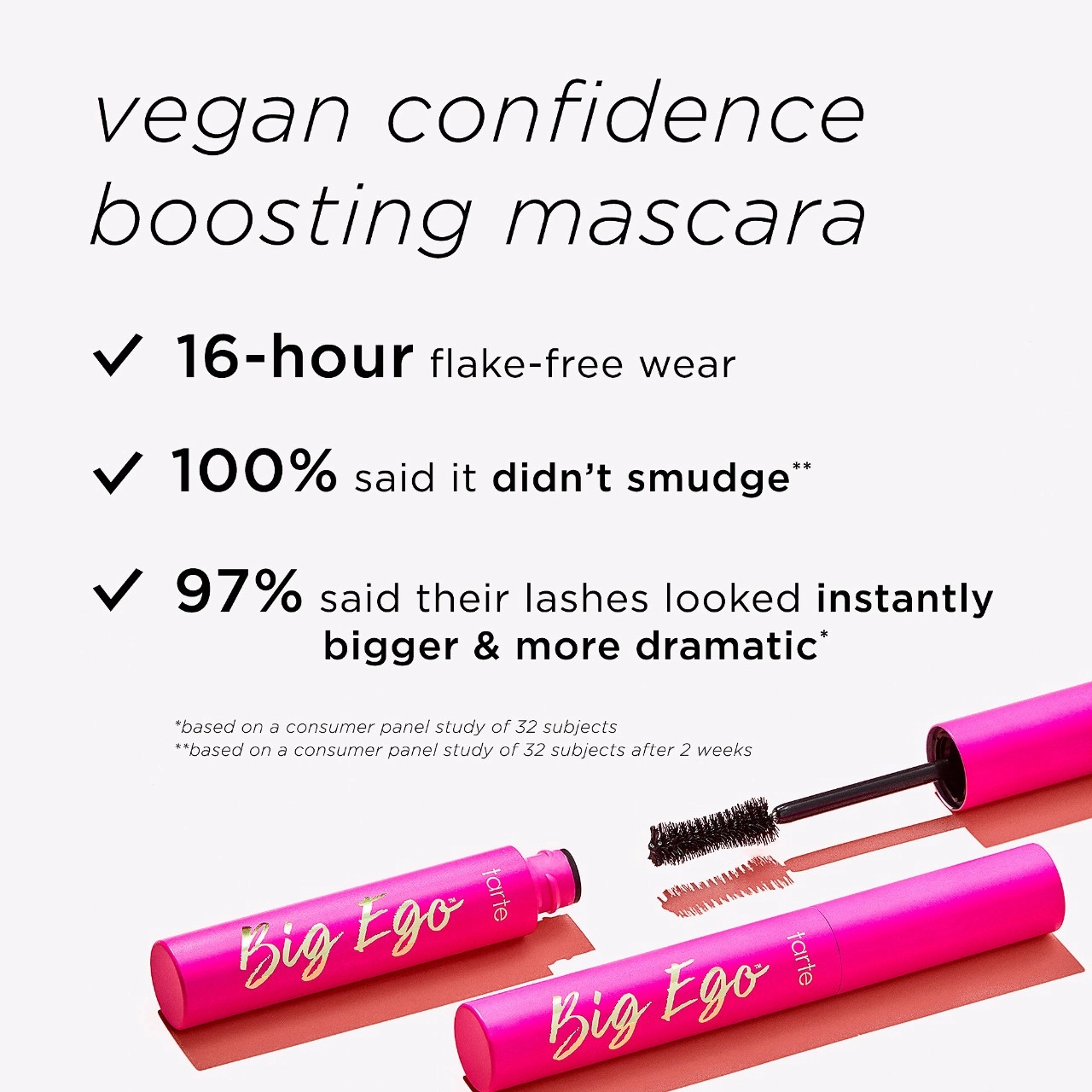 Tarte Mini Big Ego Mascara 0.15 oz/4.5 mL Vegan Mascara - Image 3