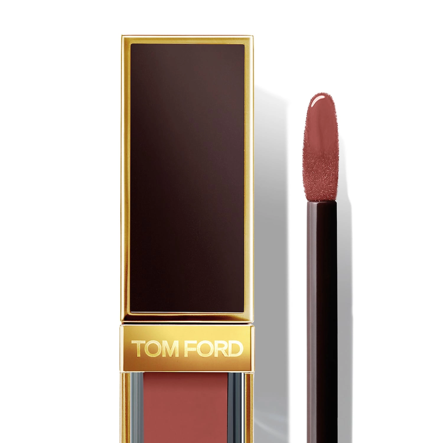 TOM FORD Gloss Luxe Lip Gloss Color: 08 Inhibition - Warm Tawny - Image 2