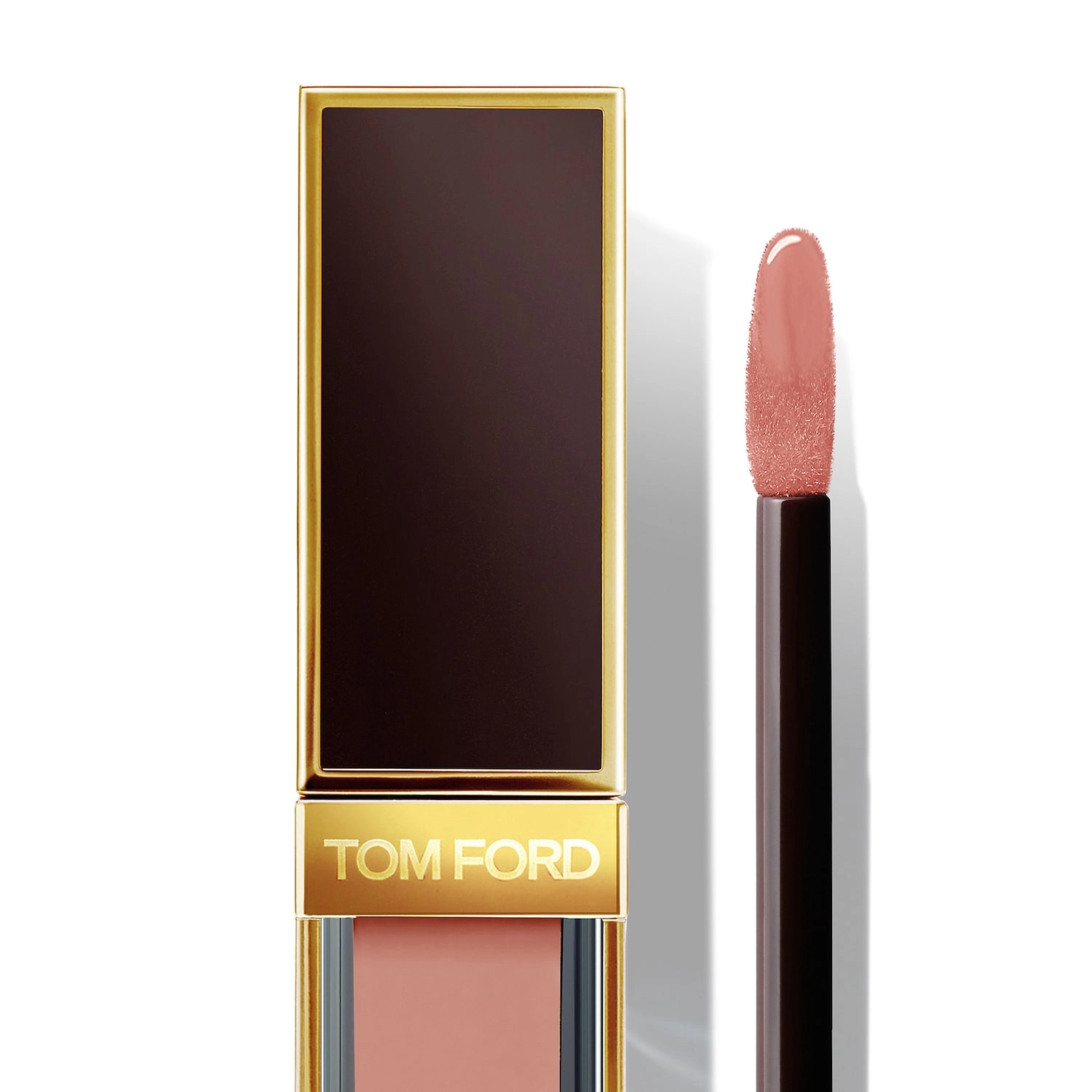 TOM FORD Gloss Luxe Lip Gloss Color: 09 Aura - Light Nude - Image 3
