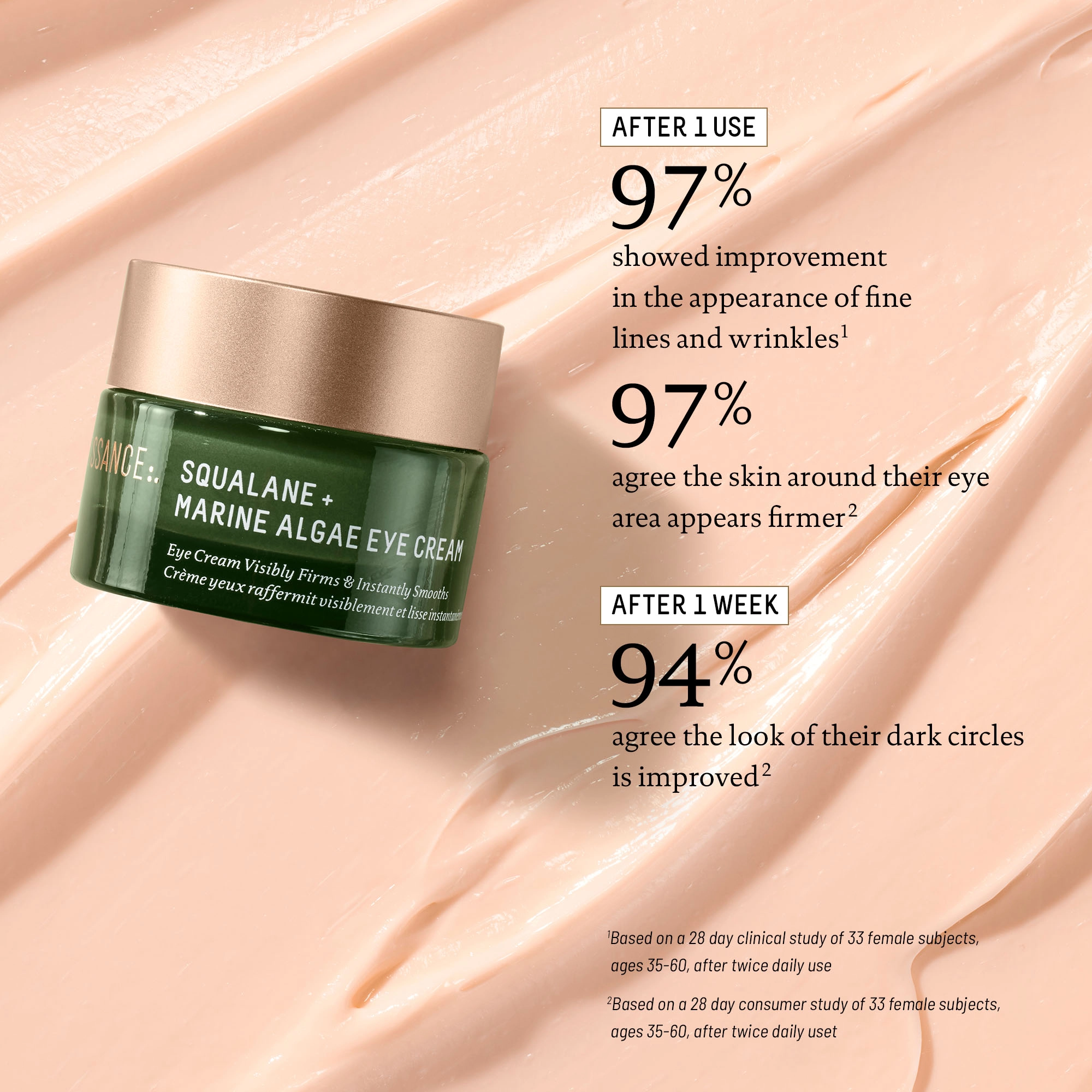 Biossance Squalane + Marine Algae Firming & Lifting Eye Cream 0.5 oz / 15 mL - Image 3