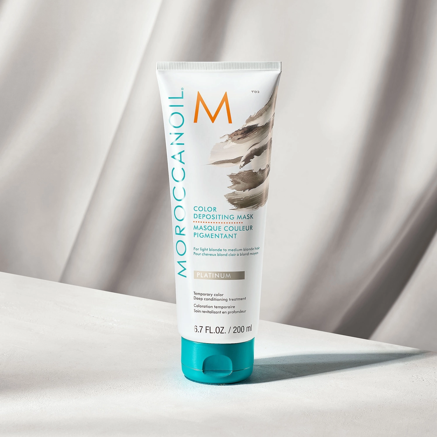 Moroccanoil Color Depositing Mask Color: Platinum - Image 4