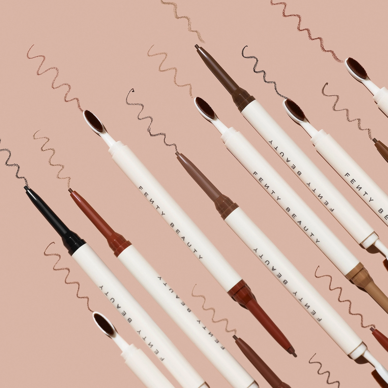 Fenty Beauty Brow MVP Ultra Fine Brow Pencil & Styler Black-Brown - Image 6