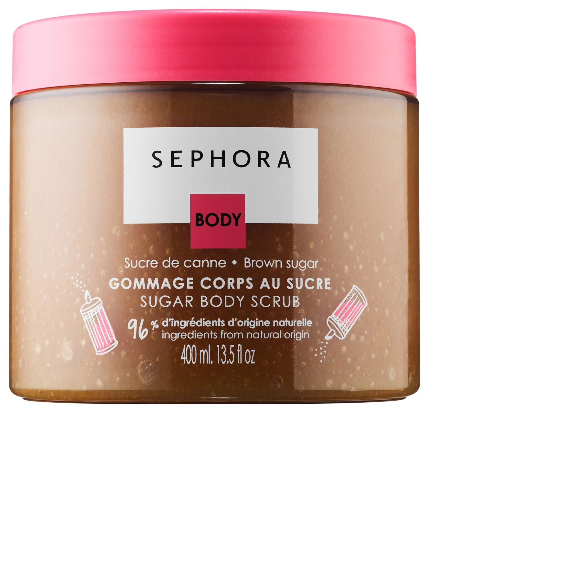 SEPHORA COLLECTION Sugar Body Scrub - 400 mL/13.5 oz - Vegan - Clean + Planet Positive
