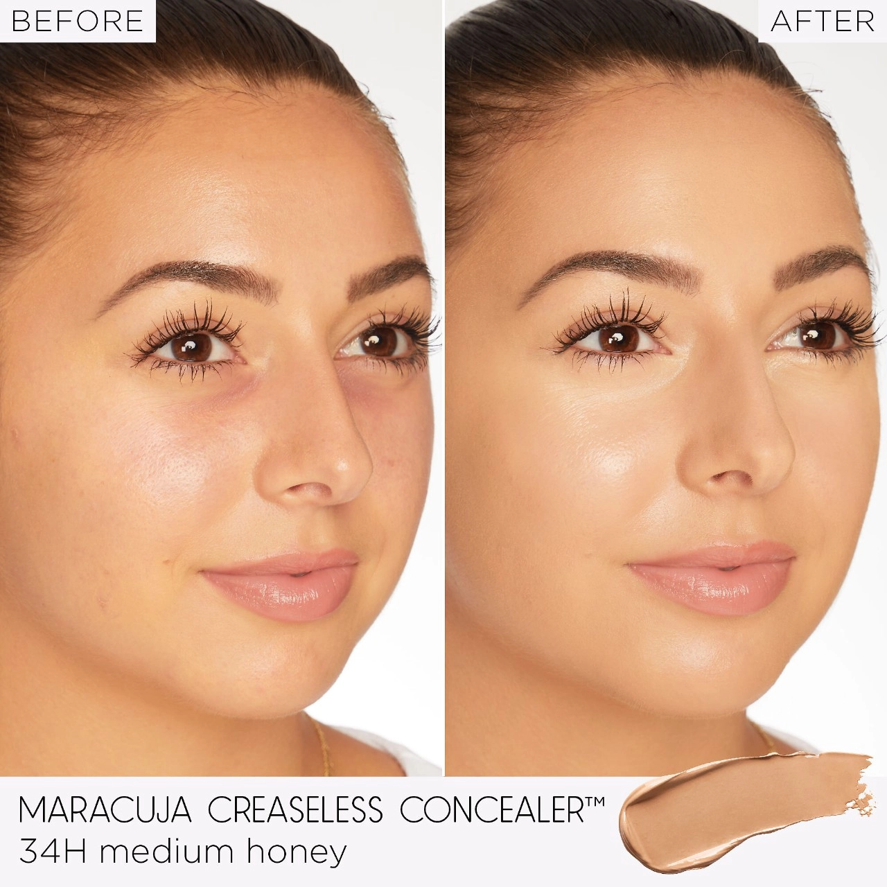 Tarte Maracuja Creaseless Concealer 34H Medium Honey - Medium Skin with Peach Undertones Vegan - Image 2