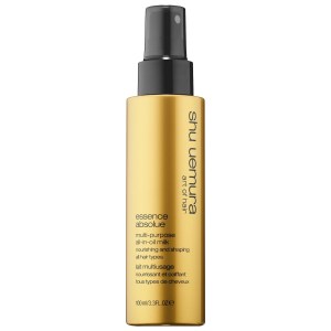 Shu Uemura Essence Absolue Multi-Purpose All-in-Oil Hair Milk 3.3 oz/100 mL Hydrating Heat Protection All Hair Types