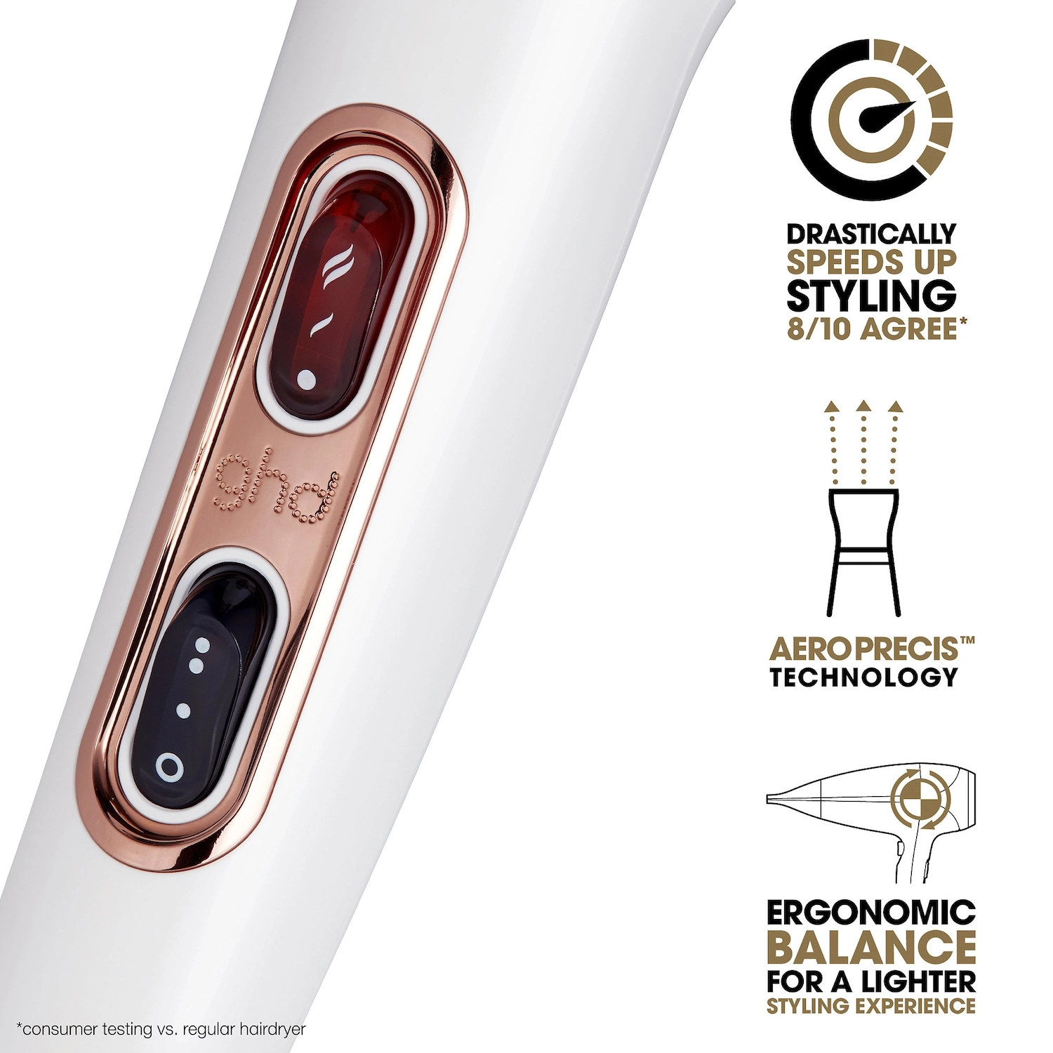 ghd Helios 1875W Advanced Professional Hair Dryer - White/Off-white - Image 6