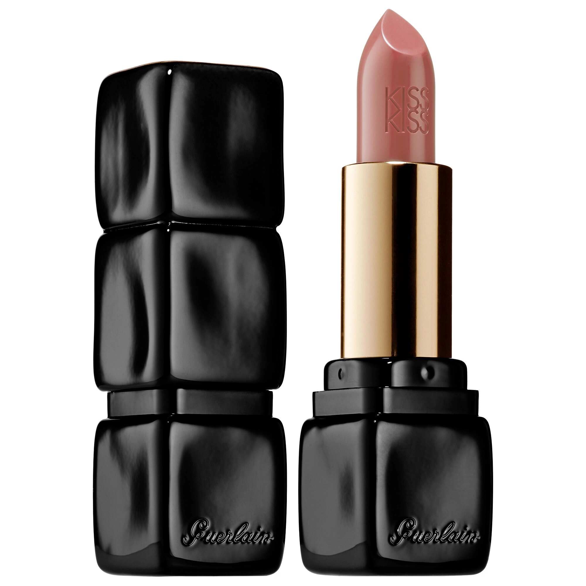 GUERLAIN KissKiss Creamy Satin Finish Lipstick Color: Nude Flirt 307