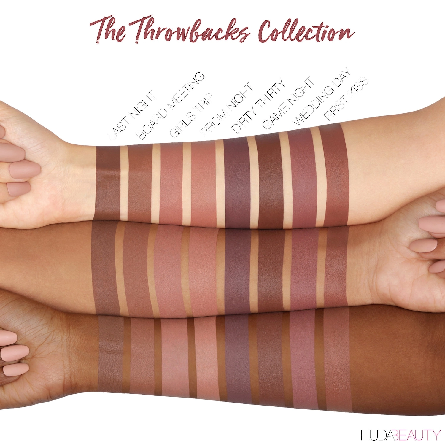 HUDA BEAUTY Power Bullet Matte Lipstick - Throwback Collection, Color: Board Meeting - Image 7