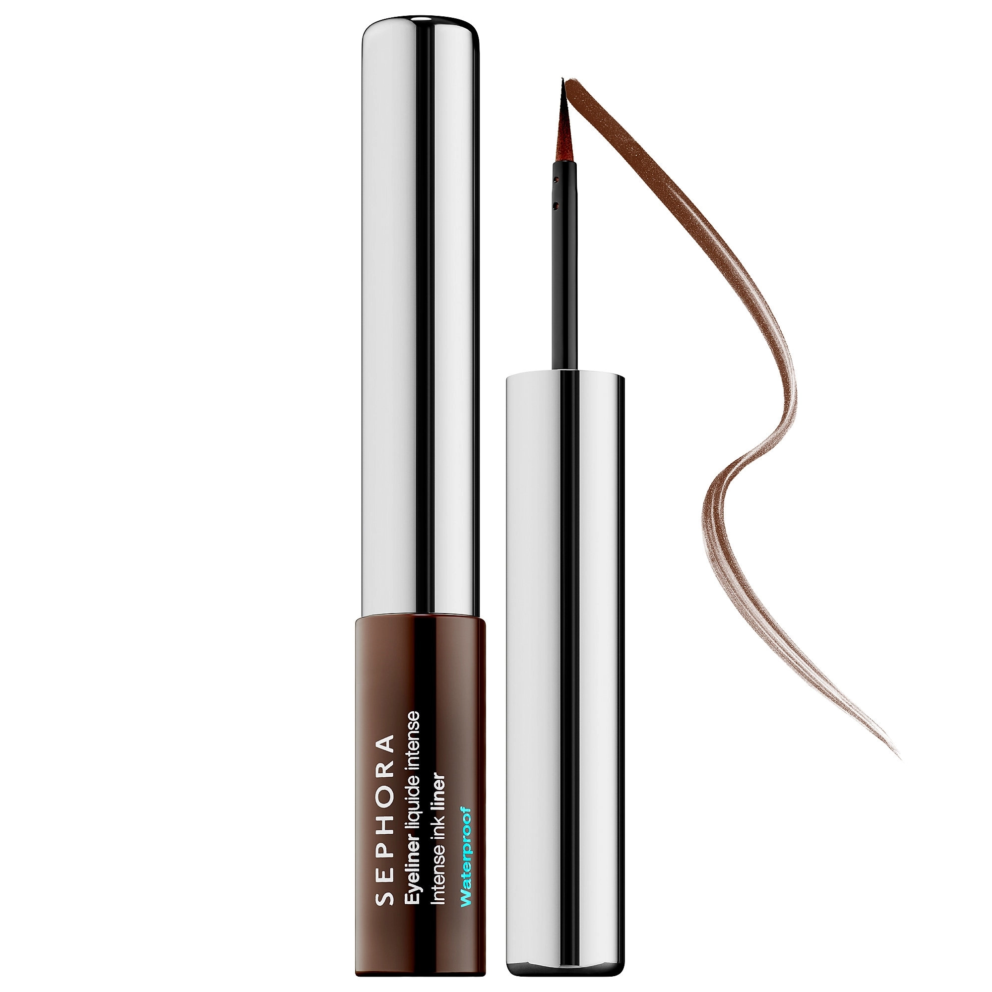 SEPHORA COLLECTION Intense Felt-Tip Liquid Waterproof Eyeliner - Satin Chocolate Brown