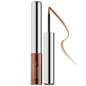 SEPHORA COLLECTION Intense Felt-Tip Liquid Waterproof Eyeliner - Metallic Burnt Brown