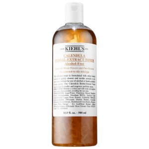 Kiehl's Since 1851 Calendula Herbal Extract Alcohol Free Toner 16.9 oz/500 ml - Pores Clean, Acne/Blemishes, Without Parabens