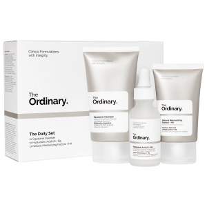 The Ordinary Daily Skincare Set - Squalane Cleanser, Hyaluronic Acid 2% + B5, Natural Moisturizing Factors + HA