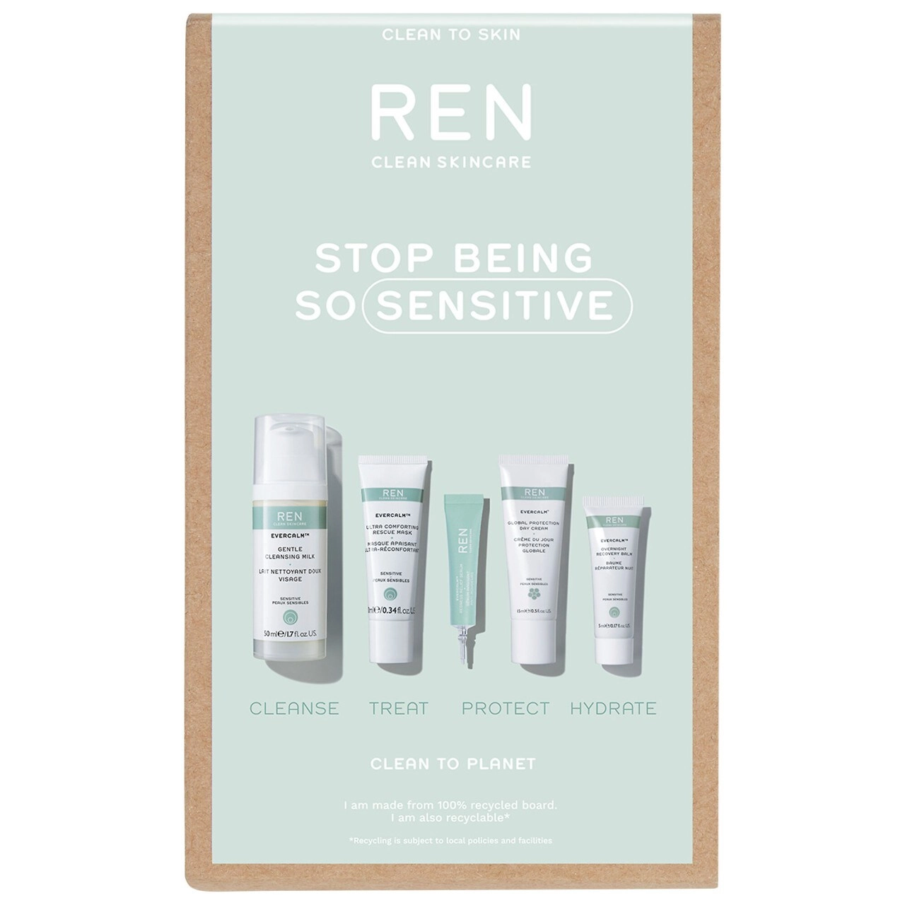 REN Clean Skincare Stop Being So Sensitive Evercalm™ Kit