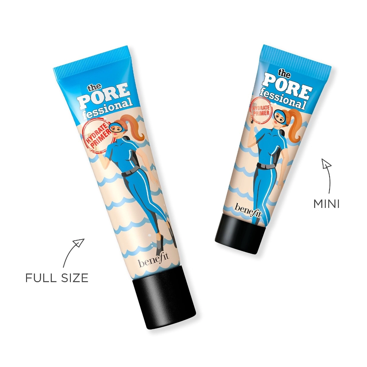 Benefit Cosmetics The POREfessional Hydrating Primer 0.25 oz/7.5 mL Natural Finish Hyaluronic Acid - Image 8