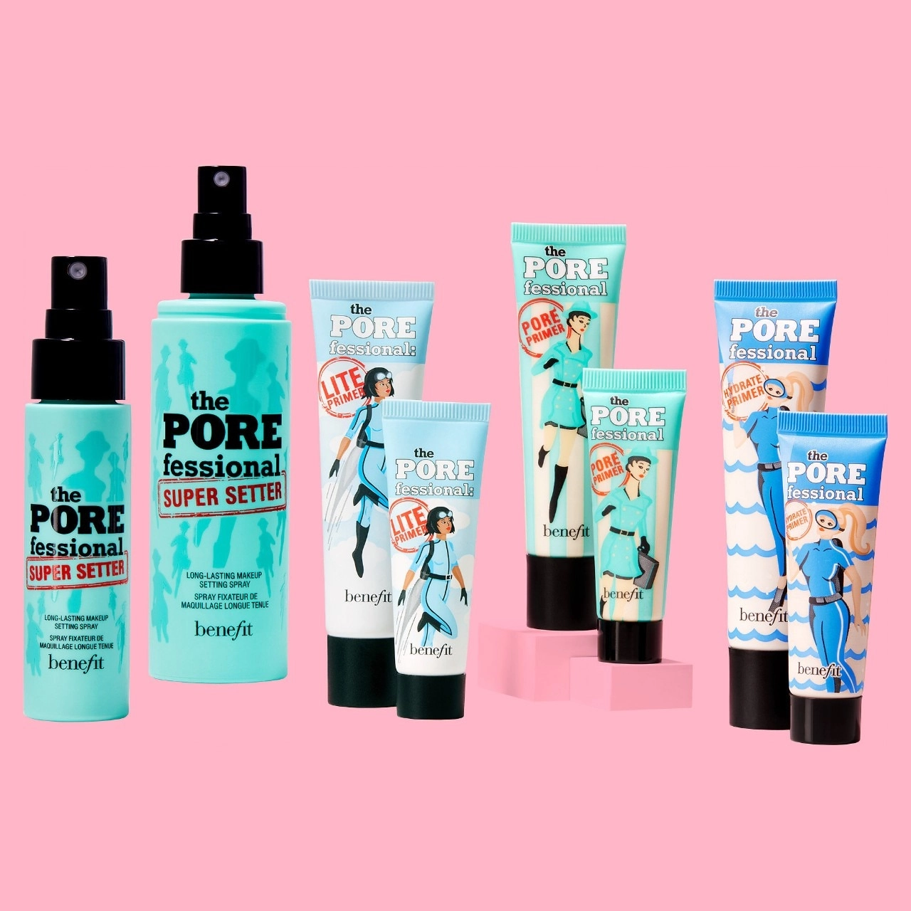 Benefit Cosmetics Mini The POREfessional Hydrating Primer - 0.25 oz/7.5 mL Natural Finish Hyaluronic Acid - Image 9