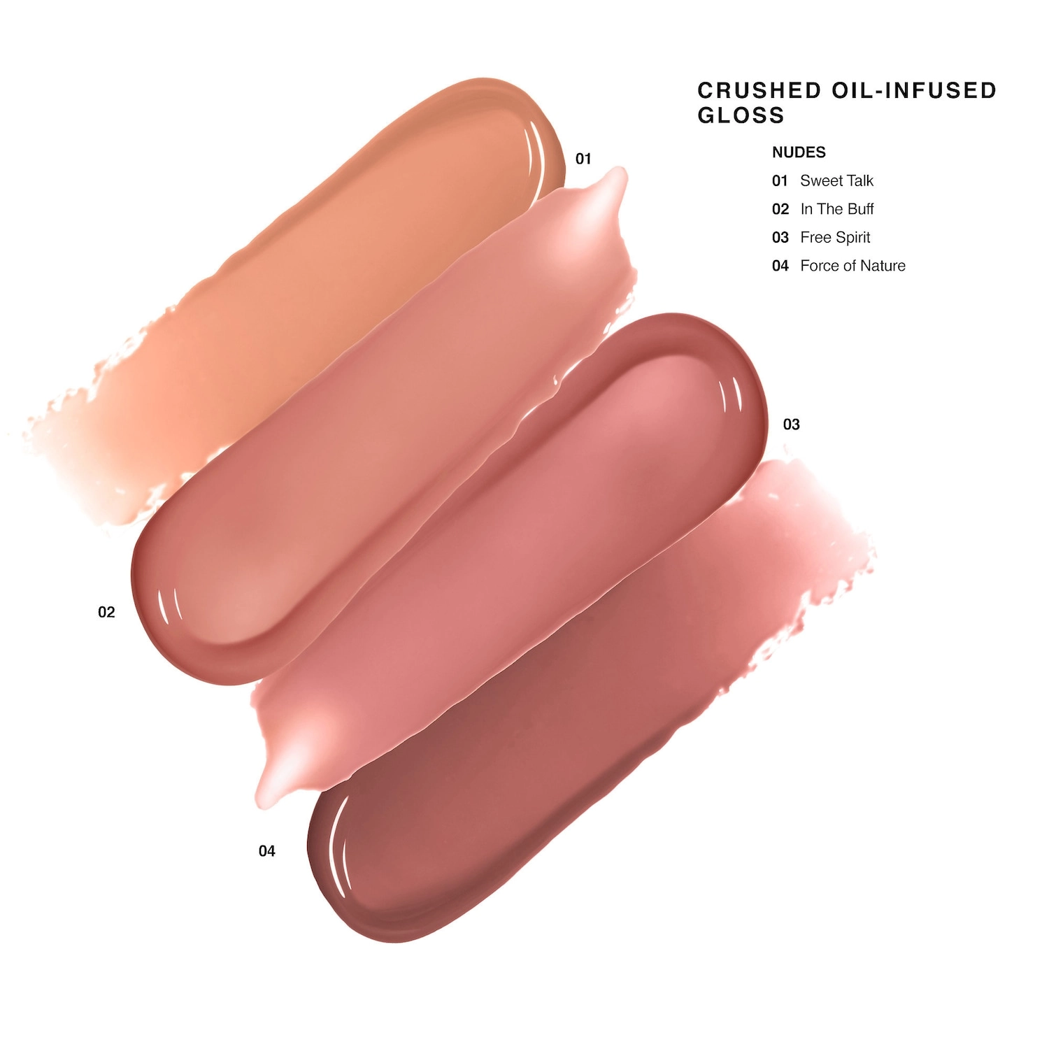 Bobbi Brown Crushed Oil-Infused Gloss - Force of Nature, Medium Pink Brown - Image 4