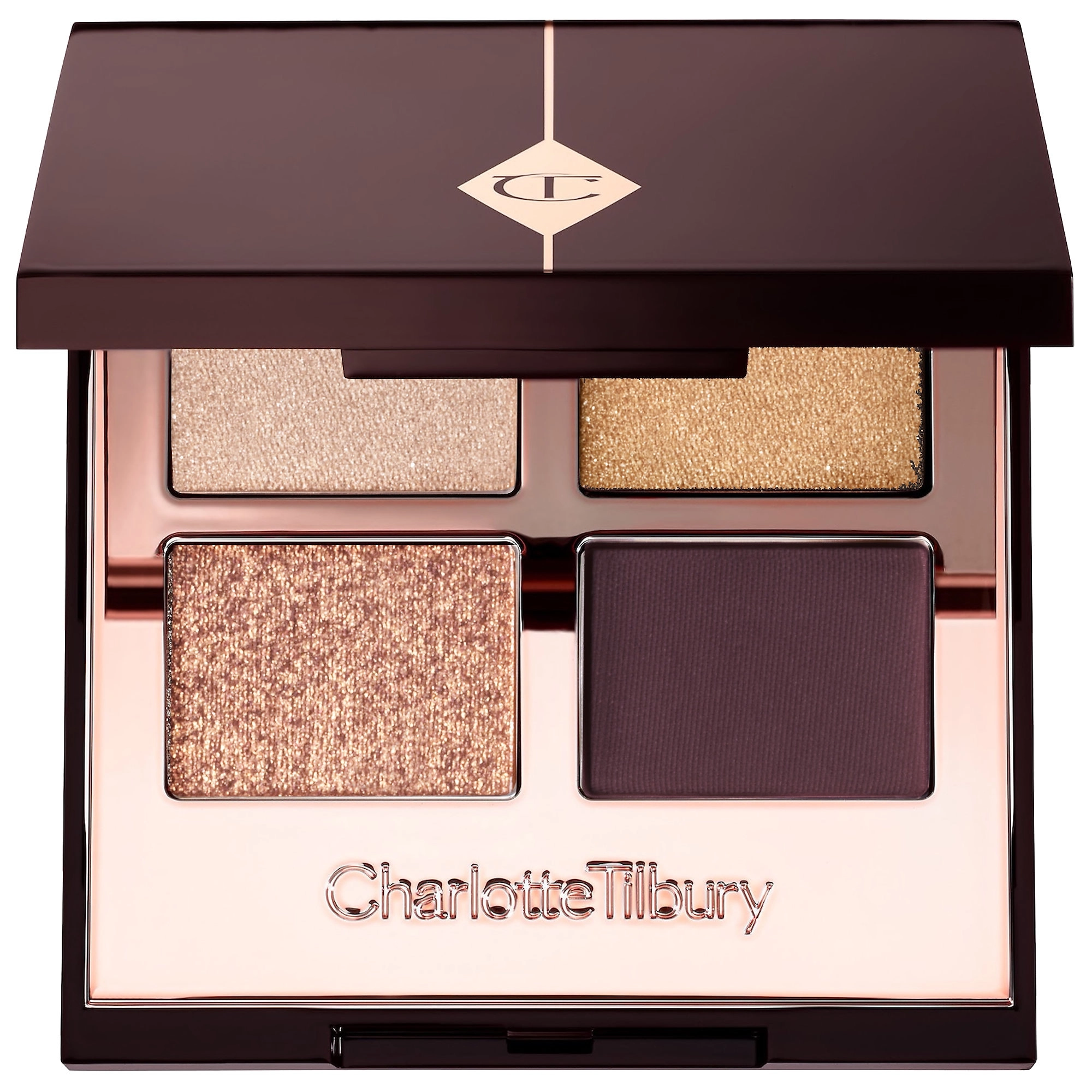 Charlotte Tilbury Luxury Eyeshadow Palette Queen of Glow Shimmer Finish